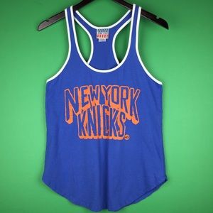 Junk Food New York Knicks Ringer Tank Racerback